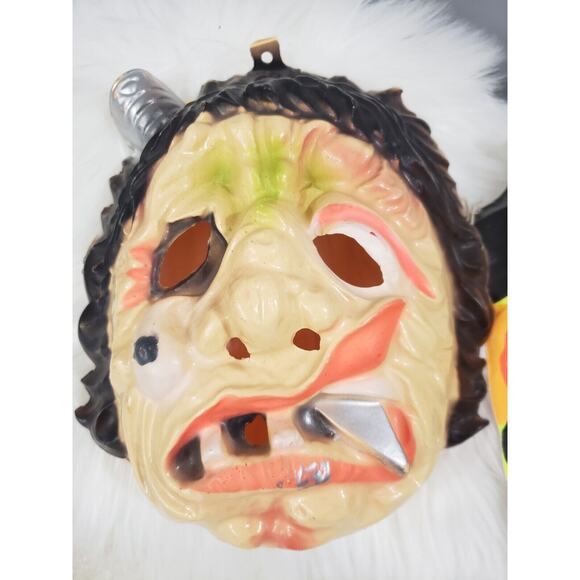 LOT 2 Monster Ben Cooper Pirate Mask Ben Cooper Halloween Vintage Black Light - Picture 2 of 16